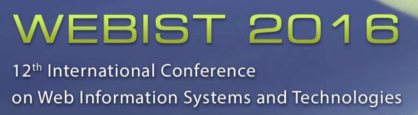 Two papers accepted at the WEBIST 2016
