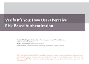 Article published in IEEE Security & Privacy
